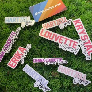 Personalized Name – Sticker