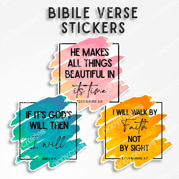 Bible Verse - Stickers