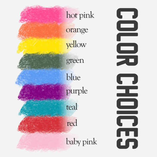 Personalized name color codes